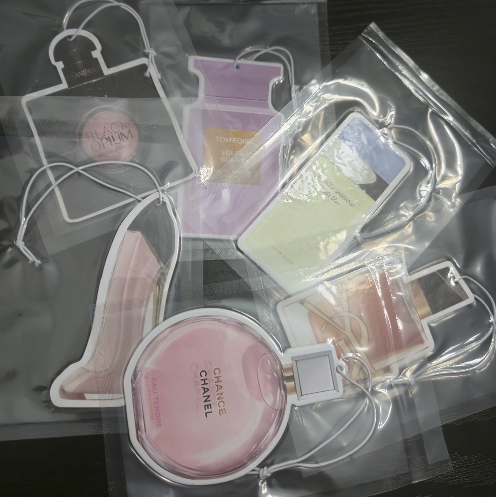 Perfume Bottle Air Fresheners Set